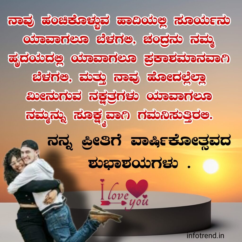 Anniversary Wishes For Husband in Kannada