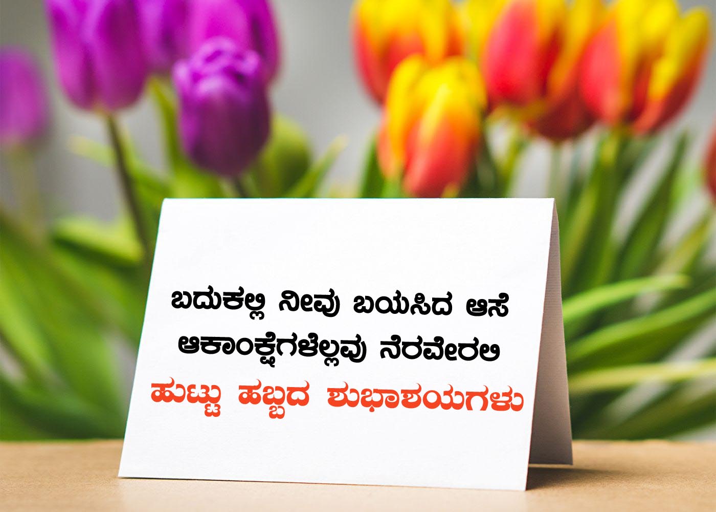 Birthday wishes in Kannada