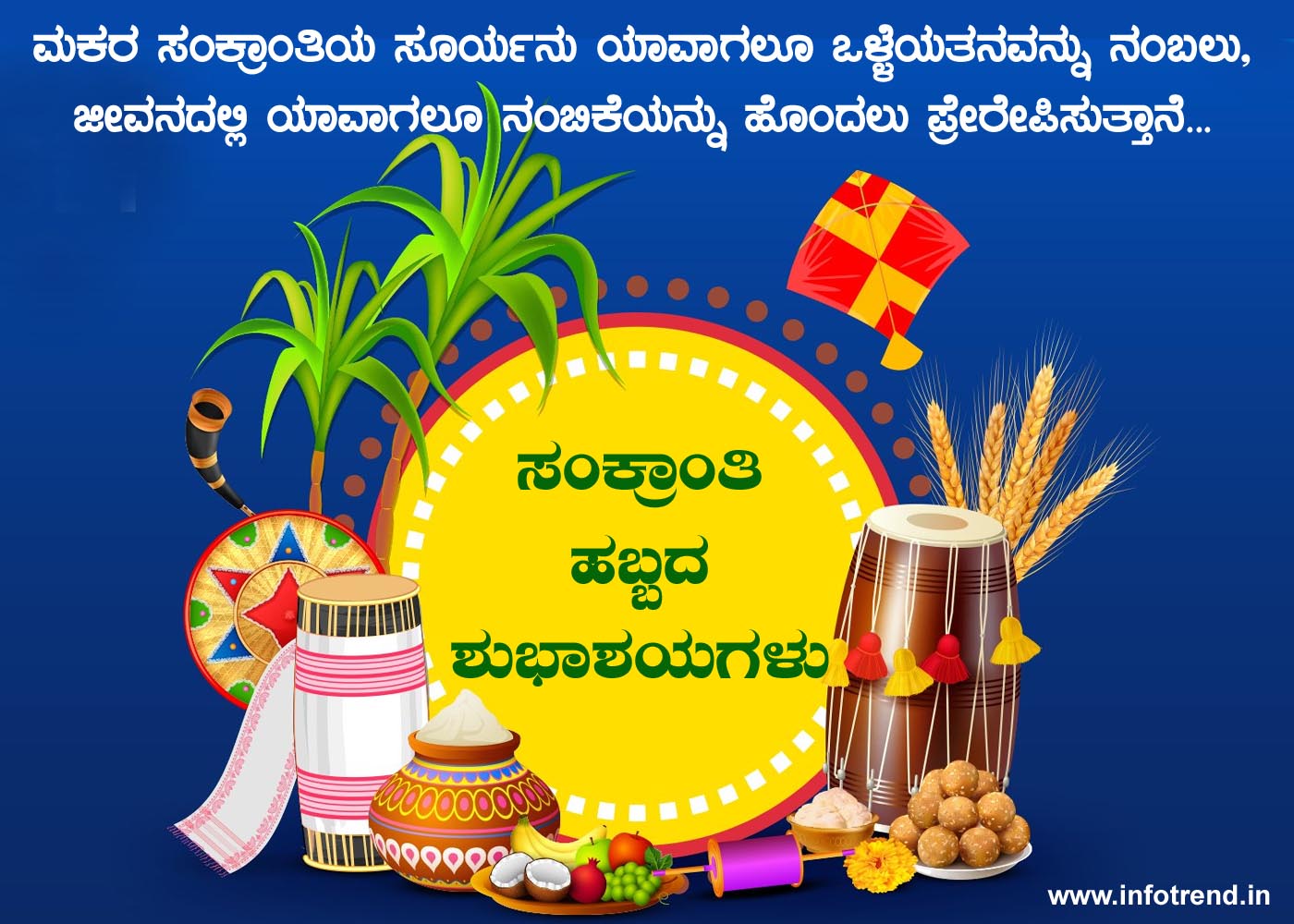 ಮಕರ ಸಂಕ್ರಾಂತಿ ಹಬ್ಬದ ಶುಭಾಶಯಗಳು