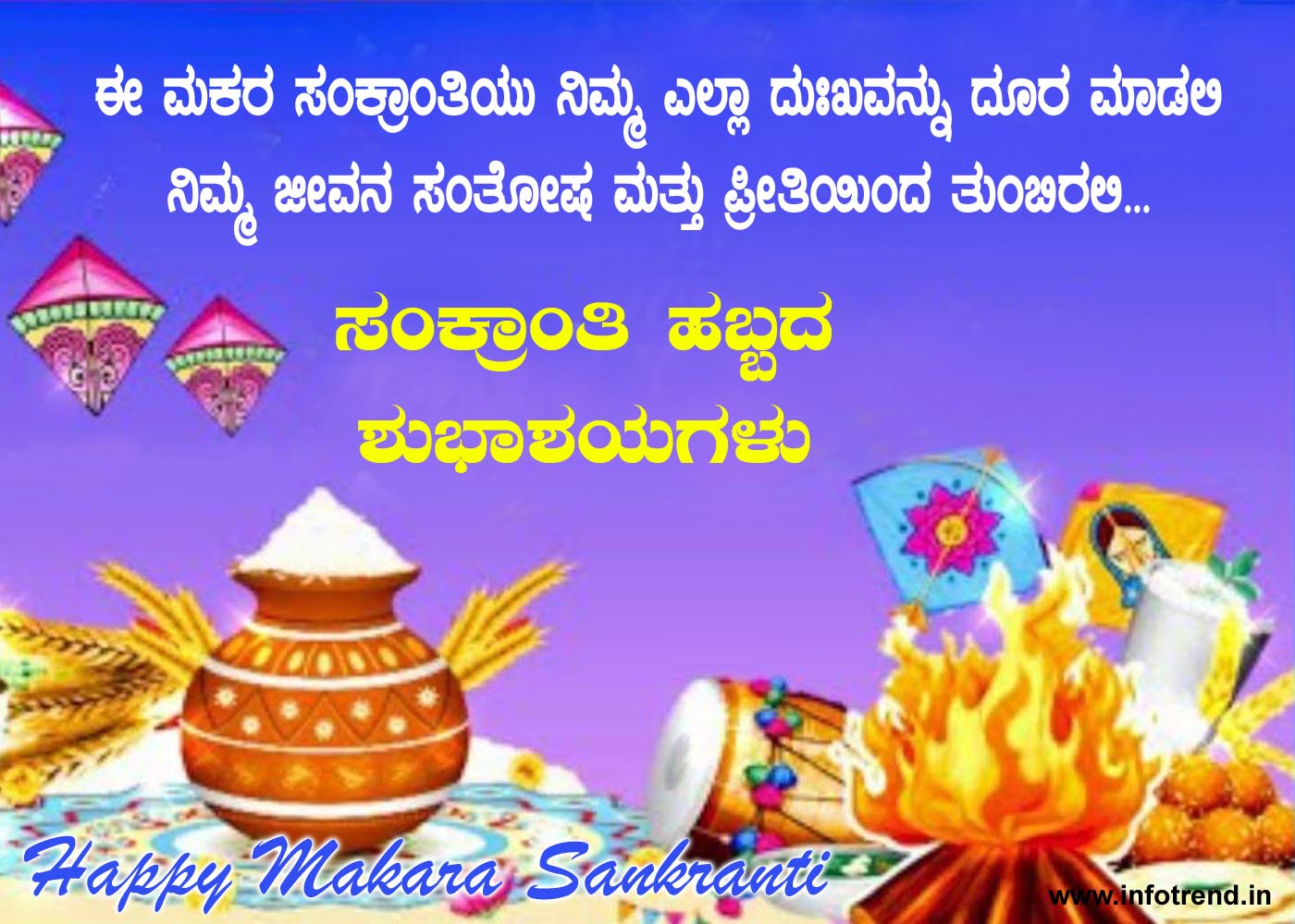 Sankranti Wishes in Kannada