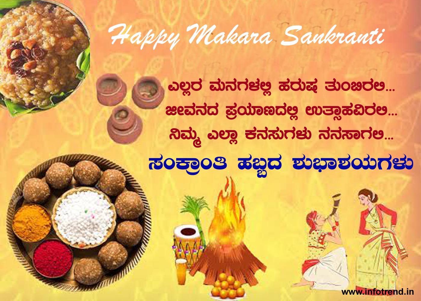 Sankranti Wishes in Kannada